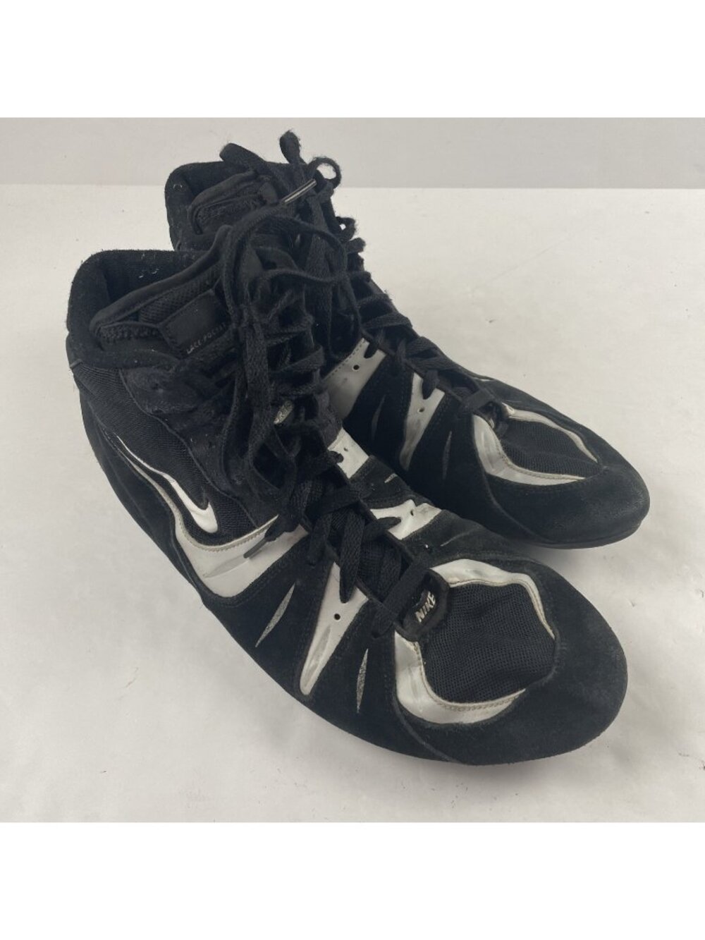 Nike Speed Sweep VI Wrestling Shoes  Men’s Black White Vintage 13 313612-011